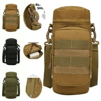 Insulated Water Bottle Holder Bag for Hiking & Cycling with Adjustable Strap, Waterproof Fabric & Scratch Protection for Outdoor Sports Enthusiasts(Multicolor)，Ccwuwei