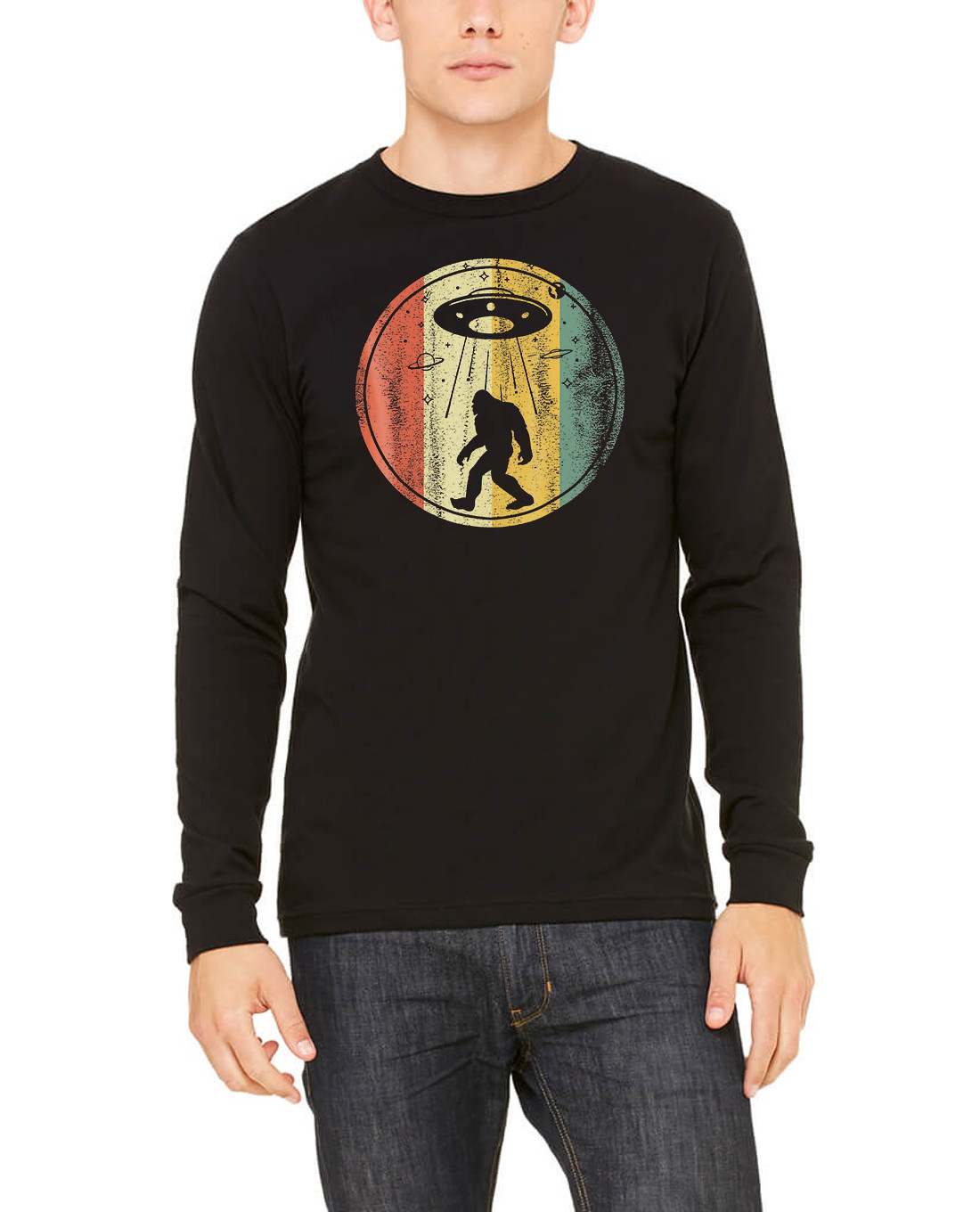 bigfoot ufo shirt