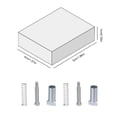thumbnail image 3 of Pieza De Reparación De Tornillos De Presión De Correa Kit de reparación de tornillos, tornillos de presión de correa para abridor Revox A80 A81 A812 A816 A820 E7I5, 3 of 7