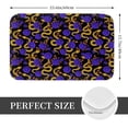 thumbnail image 2 of Kdxio Golden Snake And Purple Rose,16" x 24", Non-Slip Front Door Mats,Outdoor Welcome Mat Washable, 2 of 9