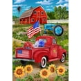 thumbnail image 3 of Briarwood Lane Land Of The Free Summer House Flag, 3 of 4