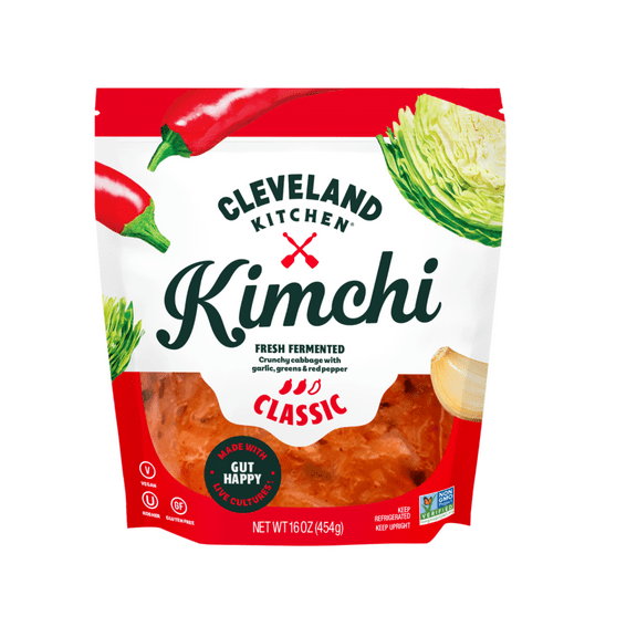 Cleveland Kitchen Gluten-Free Classic Kimchi, 16 oz Pouch