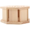 thumbnail image 3 of 1Set Wooden Holding Organizer Leather Tool Storage Box Octagonal Shape For Professional Storage Workbench Organization, 3 of 4