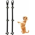 thumbnail image 1 of Juego de 2 campanas para perros, timbre para puerta para perros, campanas de entrenamiento para perros, cuerda de nailon ajustable para entrenamiento en casa, timbre para puerta para perros, 1 of 5