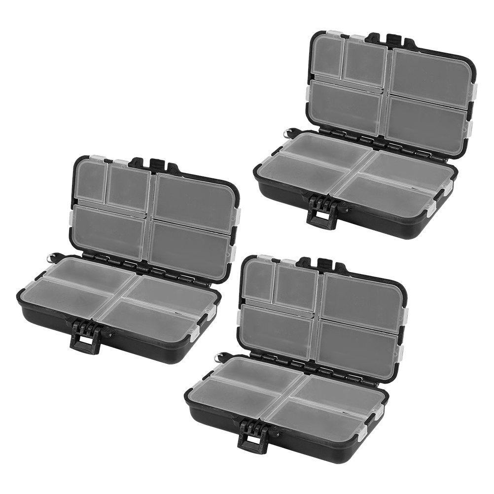 3Pcs Tackle Box Organizer Fishing Lures Storage Box with Rope Fishing
