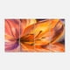 Fleur de Lys Orange - Toile Florale Art Print – image 2 sur 3