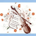 thumbnail image 3 of CafePress - Floral Violin Light T Shirt - Men's Classic Graphic T-Shirt, 3 of 4
