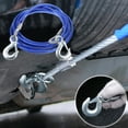 CHEEPUM Car Bumper Guard Front Car Vehicle Boat Steel Wire Tow Rope