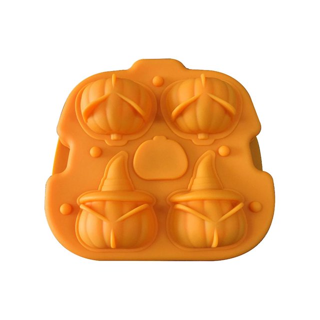 Moldes para cubitos de hielo, fabricante de cubitos de hielo en forma de calabaza, bandeja de cubitos de hielo de silicona, bandejas de hielo