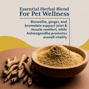 Ayush Pet Boswelya Plus Joint Supplement for Dogs and Cats with Glucosamine and Bromelain, 90 Caplets