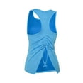 thumbnail image 4 of Wyobmus Stretchy Workout Tank Tops for Women Quick Dry Sleeveless Loose Fit Gym Running Tunic Shirts Light Blue, 4 of 5