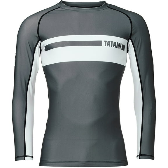 Tatami Fightwear Gallant Long Sleeve Rashguard - Small - Gray