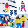 thumbnail image 4 of Bearachild 2 piezas de guantes de nieve para niños, artículos deportivos antideslizantes, guantes gruesos para deportes de invierno a prueba de viento, Suministros térmicos azul M Bearachild HA059843-07B, 4 of 6
