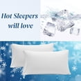 thumbnail image 2 of Fundas de almohada Beckham Hotel tamaño king, efecto refrescante, set de 2, blancas, 2 of 9