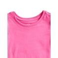 thumbnail image 4 of Wonder Nation Toddler Girls Tees with Short Sleeves, 3-Pack, Sizes 18M-5T, 4 of 4