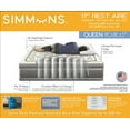 thumbnail image 3 of Simmons Rest Aire 17” Queen Size Air Mattress, Inflatable Bed with Built-In Pump Best for Camping, Guests, Travel, Safety Auto Shutoff, 3 of 13