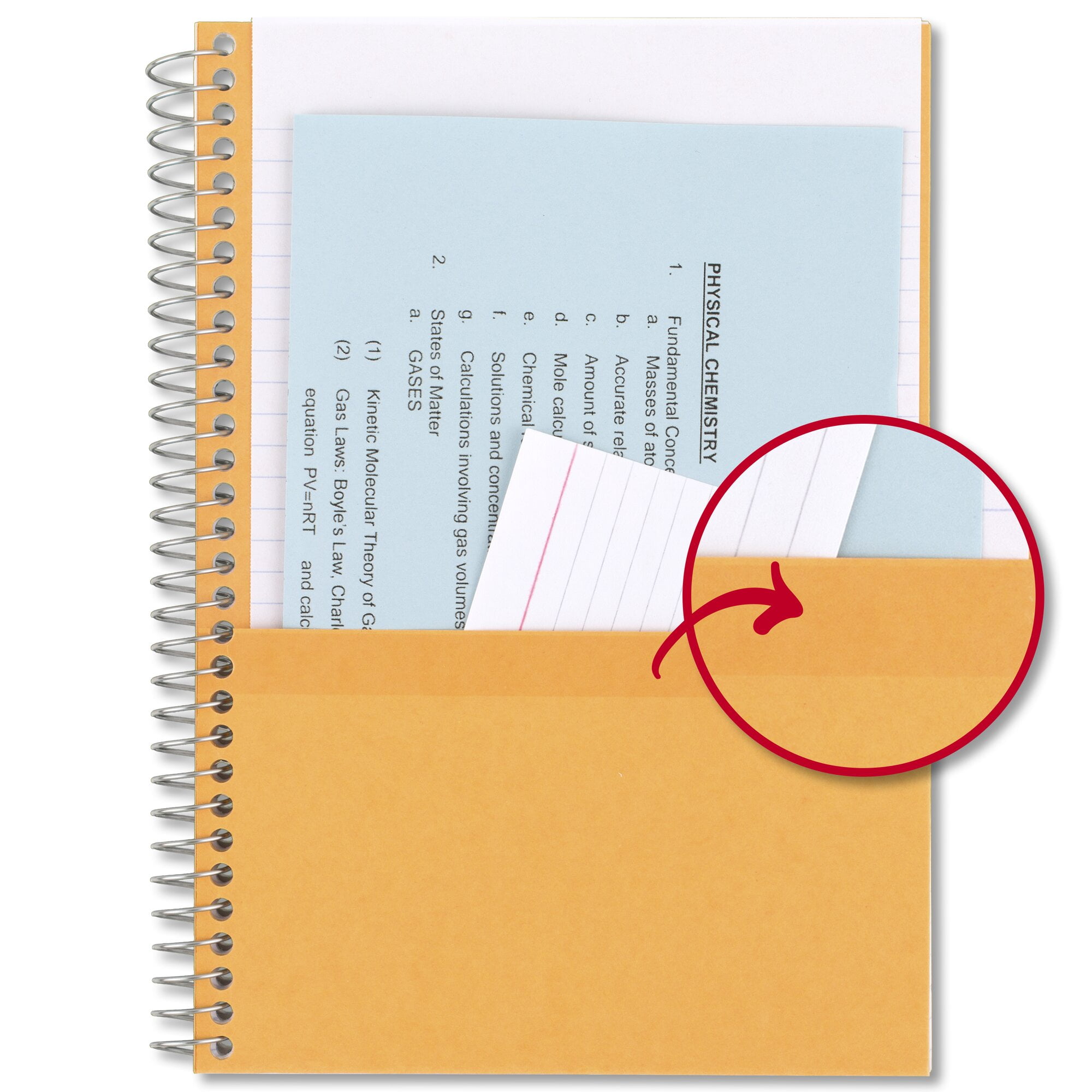 Five Star Wirebound Notebook 5 Subject College Ruled 9 12 x 6 6 Pack - Spiral