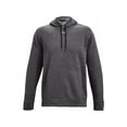 thumbnail image 4 of Under Armour Men's UA Hustle Pullover Fleece Hoodie, Style 1300123 (Charcoal/White, S), 4 of 6