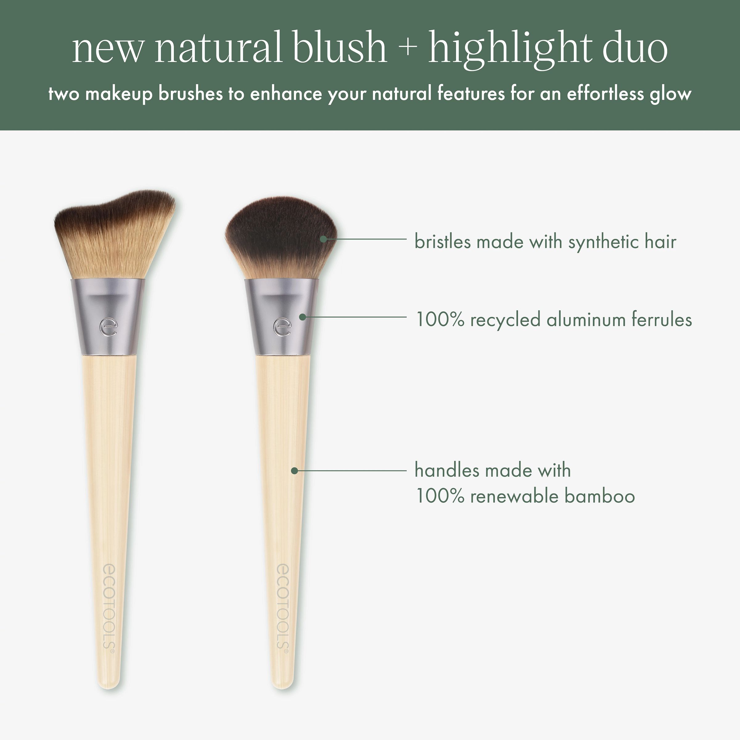 EcoTools Blush + Highlight Brush Duo photo 3