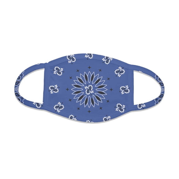 Function - Blue Bandana Breathable Reusable Washable Face Cover Mask