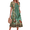 Armygreen-Floral, variant on Pleated Summer Dresses for Women Short Sleeve A Line Midi Dress Flowy Floral Sundress Casual Dress with Pockets