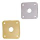 thumbnail image 1 of Cubierta de placas de conector de guitarra cuadrada de metal de 4 piezas para guitarra eléctrica LP a + C, 1 of 6