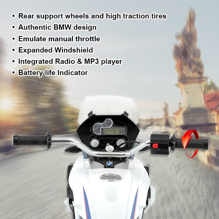 ROLLPLAY Premium Electric Motorcycle, for Children from 3 Years