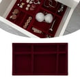 thumbnail image 3 of AOOOWER Soft Lint Jewelry Storage Tray for Rings and Earrings Display Solution, 3 of 16