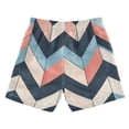 thumbnail image 7 of FORMRS Boys Swim Trunks Quick Dry Mesh Liner Boardshorts Sizes XS-XL, Pink Geometric, 7 of 7
