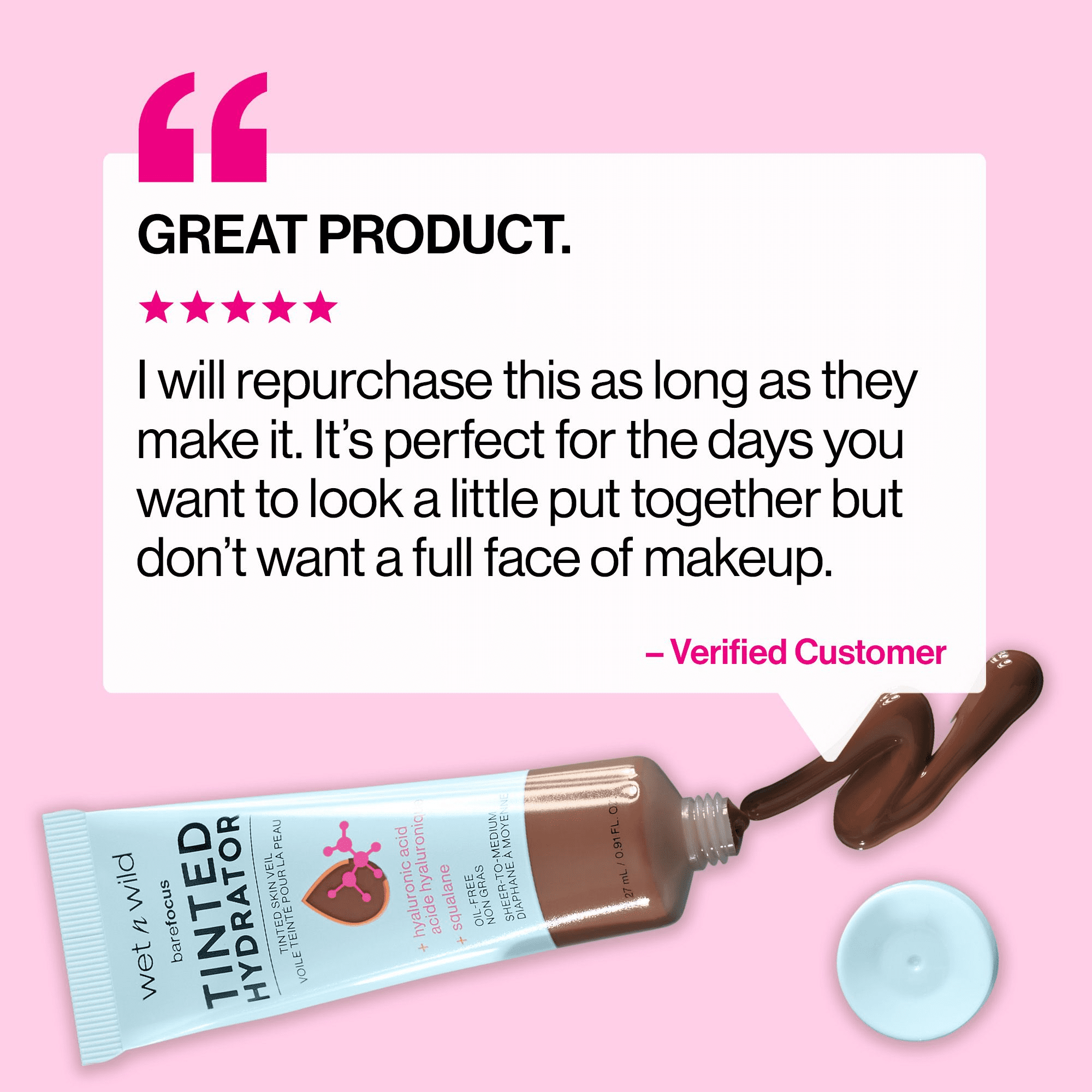 2 pack) Wet n Wild Bare Focus Tinted Hydrator, Tinted Skin