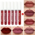 Horplkj 18 Color Lip Gloss 6 Box Set Matte Lipstick Moisturized