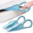 thumbnail image 1 of 2 Pack Mattress Wedge Elevator, Easy To Use Mattress Lifter, Handy Wedge Mattress, Ergonomic Mattress Wedge Elevator, For Alleviate Back Pain Easy To, 1 of 5