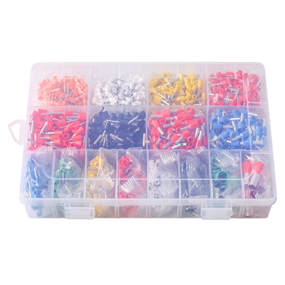 Ferrule Crimping Tool Kit Self-adjustable Ratchet Tool & 2120pcs Wire Terminals