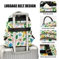 thumbnail image 3 of FORMRS Mini Backpack Purse for Women Travel Daypack Casual Shoulder Bag, Retro Blue Floral, 3 of 7