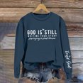 thumbnail image 2 of Towmus Women's Oversized God Is Still Writing Your Story Loose Sweatshirts Crewneck Winter Fall Long Sleeve Sweaters Casual Pullover Fashion, 2 of 4