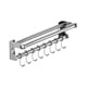 thumbnail image 2 of Non Punching High Load-bearing 304 Stainless Steel Spatula Lid Cutting Board Fresh-keeping Film Detachable Hook Storage Rack, 2 of 9