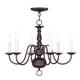 thumbnail image 1 of Livex Lighting 5006-07 Williamsburgh - Lámpara de araña (6 luces, bronce, 18 x 24 W), 1 of 1