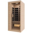 thumbnail image 3 of SteamSpa Home Sauna Room 1-2 Person Hemlock Wooden Indoor Sauna Spa, 3 of 13