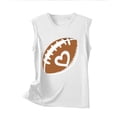thumbnail image 4 of Wensltd Sleeveless Tank Tops for Women Print Loose Relaxed Fit Tops Crew Neck Casual Spring Summer Travel Outdoor Versatile Basic Tank Top Brown, 4 of 5