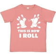 thumbnail image 3 of Inktastic How I Roll Bowling Boys or Girls Toddler T-Shirt, 3 of 5