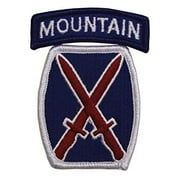 10th Mountain Division Color Patch Set