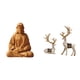 thumbnail image 1 of Estatua De Jesús, Estatua De Ciervo, Adornos, Figura Católica Coleccionable, Decoración Del Hogar, Regalo Para Pasillo, Dormitorio, Sala De Estar, Oficina, Escritorio, Chimenea, 1 of 8