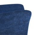 thumbnail image 4 of Pemberly Row Chaises de Salle à Manger en Tissu 18.9" en Bleu (Lot de 4), 4 of 9