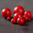 thumbnail image 3 of U8MO Round Red Cinnabar Loose Beads lot 4mm 6mm 8mm 10mm 12mm 14mm 16mm 18 20mm-8mm 30pcs, 3 of 7
