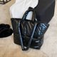 thumbnail image 4 of Bolsos de mano grandes de invierno de gran capacidad 2022, bolsos acolchados, bolsos de hombro de diseñador para mujer, bolsos de compras grandes de algodón de lujo con plumón, monederos, 4 of 5