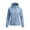 Light Blue, variant on Women's Lightweight Hooded Sun Protection Jacket, Full Zip Casual Summer Windbreaker, S-4XL ,White