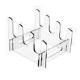 thumbnail image 2 of Soporte para platos de acrílico multicapa extraíble, organizador para utensilios de cocina 3 niveles, 2 of 9