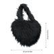 thumbnail image 3 of Bolso Tote De Gran Tamaño Bolso para teléfono móvil para mujer, Bolso informal con forma de corazón de amor, monederos elegantes para mujer (negro), 3 of 8