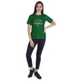 thumbnail image 5 of Inkmeso Crew Neck T-shirt It's Fine I'm Fine Everything's Fine" Letter Printed Inspirational Jersey Top For Women, 5 of 9