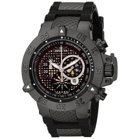 Invicta Subaqua/Noma III 6043 50mm Stainless Steel Case Black Band flame fusion Men's Watch